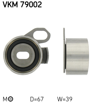 Tensioner Pulley, timing belt - VKM 79002 SKF